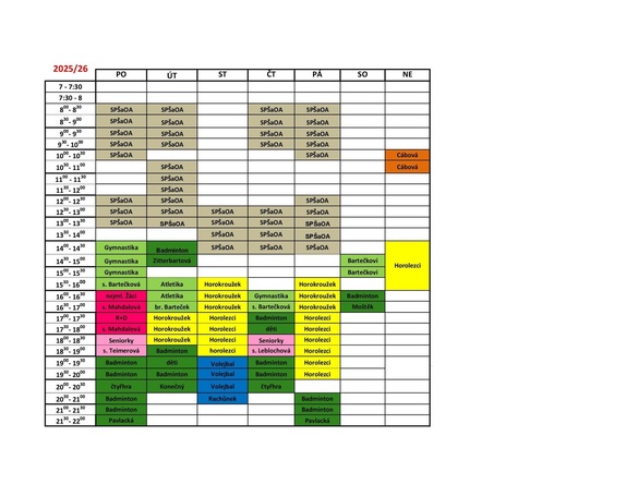 rozvrh 25/26